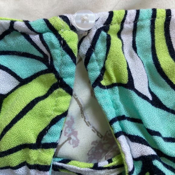 Crown & Ivy blue green mid-sleeve blouse - Picture 5 of 8